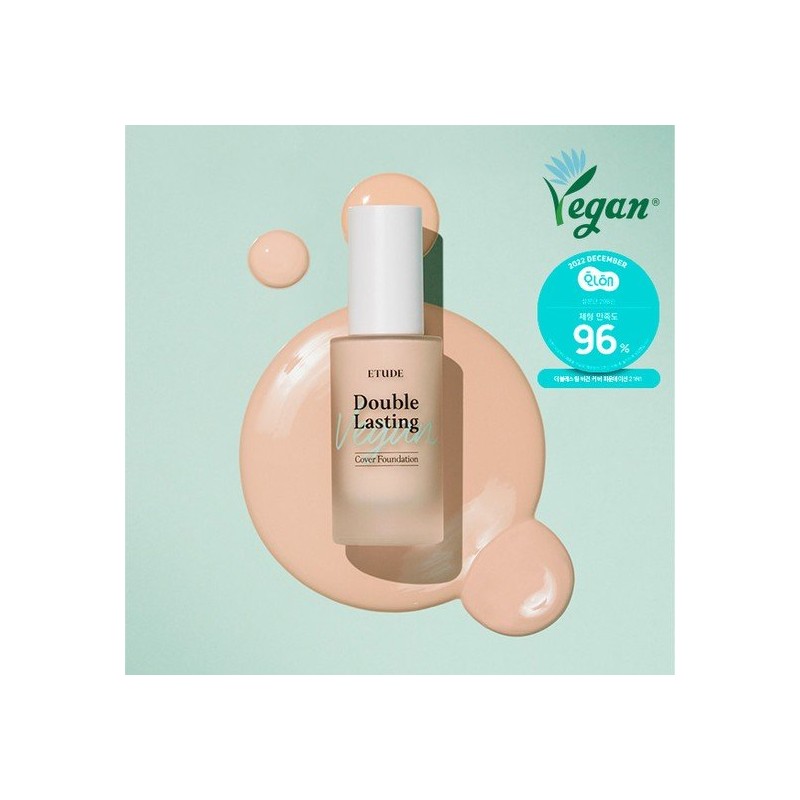 Etude Double Lasting Vegan Cover Foundation 30g, sand