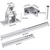 2 Sets (4Pcs) Solar Panel Mounting Brackets - Adjustable Solar