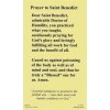 +Holy Card~"Prayer to Saint Benedict"(Doct