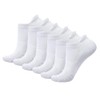 6 Pairs Ladies Mens Low Cut Breathable Ankle Trainer Socks