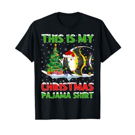 Angelfish Xmas Tree Lights This Is My Christmas Pajama T-Shirt