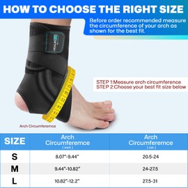 Healrecux Ankle Brace, Ankle Support Brace for Running, Ankle Stabilizer Brace for Men Women with Removable Stabilizers for Basketball Volleyball