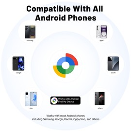 2 Stück Airtag Android-Smart Tracker GPS für Android, Bluetooth Objektlokalisierer mit Funktion Mein Gerät Finden von Google, Kompatibel mit Schlüsseln, Taschen, Koffern und Geldbörsen, Weiß,Schwarz