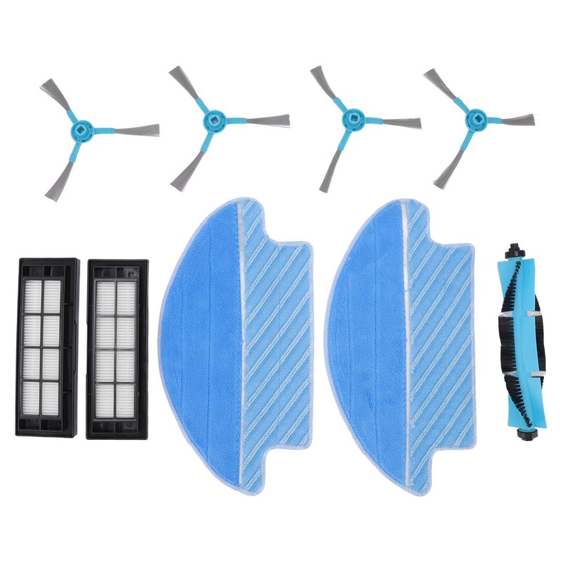 9 Pcs Vacuum Parts Replacement Main Brush Side Brush Filter