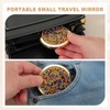 uxcell Small Pocket Mirror for Purse, Magnifying Foldable Makeup Handheld