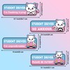 CNhoqc New Driver Car Magnet - 4pcs Cute Nervous Cat