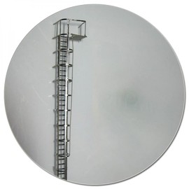 modellbahn-exklusiv Ascent ladder with fall protection, construction kit, gauge Z, 1:220