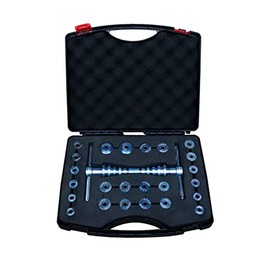 VLUOO Bicycle Bearing Press Set, Turning Point for Wheels Hub Universal Cycle Bearing Press Set Soft Tail Frame Drift Bike Tool Kit Set Easy to Store and Use, Perfect Tools for Bicycle Repair