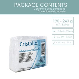 Potassium Crystal Plus Smell Remover Stone/190/240 g.