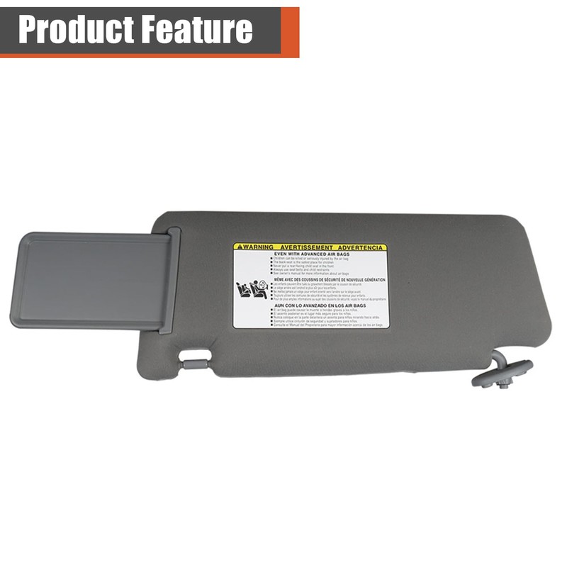 labwork Gray Sun Visor Left and Right Replacement for Toyota