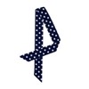 Allegra K Bowknot Scarf, Neckerchief, Rectangle, Thin Polka Dot, Hair