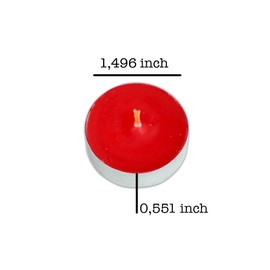 The Biggest Impact – Unscented 10 Pack Tealight Candles Have a Burning Time of 4 Hours, are Smokeless and Long Lasting, Home Decorative Candle Painting
