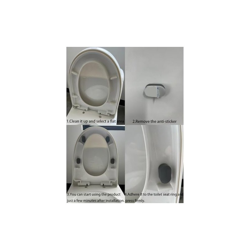 5Pcs Toilet Seat Stabilizers Movements Secures Fit Bidet Enhances Bathroom