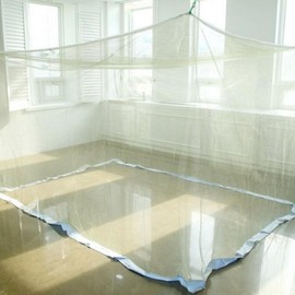 Extra Large Korean-Made Square Outdoor Camping Mosquito Net 6-7 Person