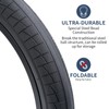 YUNSCM 2-PCS 20" Folding Replacement Bike Tires 20x2.50/63-406 City, Road