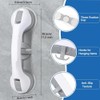 2 Pack Grab Bars for Bathtubs and Showers with 3