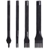 Yuentoen 4 Pcs Sharp Head Pricking Iron Leather Hole Punch,