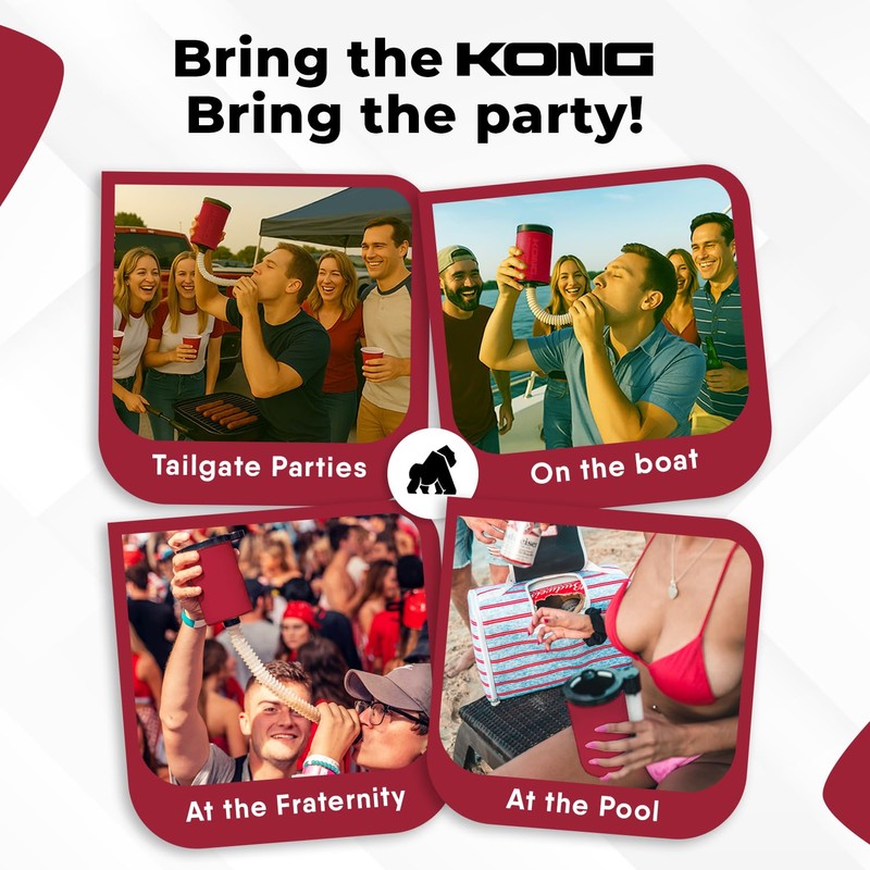 The Kong 2.0 - A Portable Can or Bottle Cooler/Cup