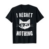 Pirate Cat I Regret Nothing Eye Patch Hook T-Shirt