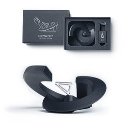 novium Shuttleport, Space-themed Magnetic Clip Holder, A clip holder that Makes Clip Hover, Unique Office Desk Decor for Space Lovers (Standard Version)