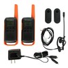 Motorola Solutions, Portable FRS, T275, Talkabout, Two-Way Radios, Rechargeable, 22