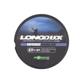 Korda LongChunk Tapered Mainline Clear 300m 15lb - 30lb / 0.33mm - 0.47mm