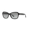 Coach HC8232 Sunglasses, Black/Dark Grey Gradient, 56 mm