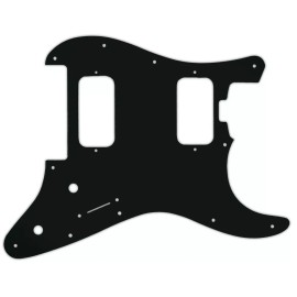 wd Pickguard Charvel 2010-Present Pro-Mod So-Cal Style 1 HH FR Black Acylic