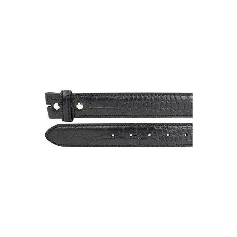 BELTINGER Crocodile Embossed Belt without Buckle 3.5 cm Leather Belt
