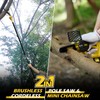 2-in-1 Cordless 6" Pole Saw & Chainsaw, 21V 3Ah Battery,