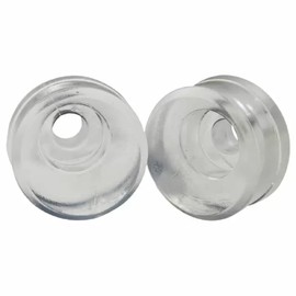 FastCap Euro Door Stops with Screws (10 Pack) (Clear)