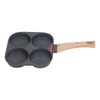 Egg Frying Pan Heat Sensitive Silicone Aluminium Pancake Frying Pan