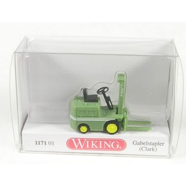 Wiking 117101 H0 Construction Vehicle Model Forklift Clark Pale Green