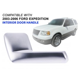 Auto Parts Avenue APA Replacement Front or Rear Interior Door Handle Satin Chrome for 2003-2006 Expedition Driver Left LH Side FO1352144