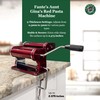 Fante’s Double Pasta Maker, Premium Stainless Steel Noodle Press with
