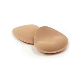 Boobles! Foam Triangle Bra and Swimsuit Padding Inserts (AB) Beige