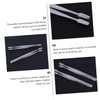 OSALADI 1pcs Stainless Steel Stamp Tweezer for False Eyelashes Portable