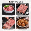 2024 Meat Baller Spoon with Cutting Spade,Triple Meatball Maker,DIY Meatball