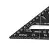 Triangle Ruler 7in Carpenter Square Aluminum 90 Degrees 45 Degrees
