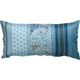 Erwin Müller Maco Satin Cushion Cover 40 x 80 cm Blue