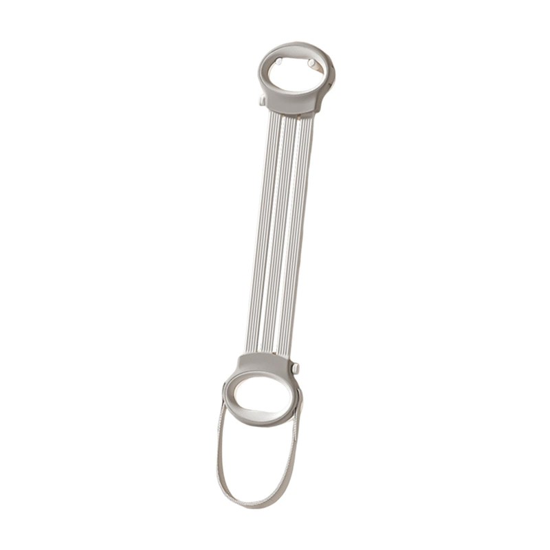 Ronyme Yoga Elastic Resistance Band,Back Stretching Tool Handle Elastic Puller
