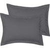 Mellanni Pillow Shams Set of 2 King Size - Silky