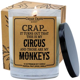 Funny Candle Gifts for Mom, Mothers Day Gift, Birthday Gifts for Women, Men, Best Dad, Best Friend Candle, Sister, Birthday Candles, Unique Mom Gifts from Daughter or Son Birthday Gifts for Mother