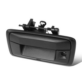 Auto Dynasty [Key Hole and Camera Hole Model] Factory Style Rear Tailgate Handle Compatible with Chevy Colorado GMC Canyon 2015-2020, Textured Black