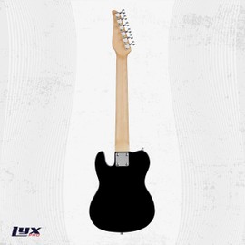 LyxPro 30” Electric Guitar TL Series, Full-Size Paulownia Wood Body, 3-Ply Pickguard, C-Shape Neck, Ashtray Bridge, Quality Gear Tuners, 3-Way Switch & Volume/Tone Controls, 2 Picks Included, Sunburst