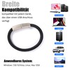 PU Leather Wristband 128GB USB Flash Drive 2.0 Computer Drive