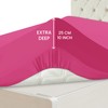 Hafaa King Size Fitted Sheets – Easy Care 25 cm