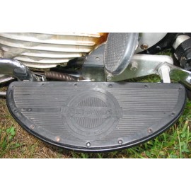 AAOK Gloss Black FOOTBOARDS 1940 - 1964 Harley 45 Servi-Car Knuckle UL Pan