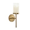 Kate and Laurel Blaise Transitional Metal Wall Sconce; 5 x