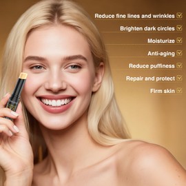 OMYIJVS Caffeine Eye Stick, Anti-Aging Eye Cooling Stick, Under Eye Cream for Dark Circles, Wrinkles, Puffiness Bags Reduces Fine Lines